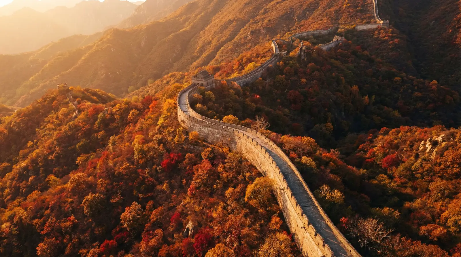 金瓶梅在线观完整版观看视频 秋日长城航拍全景
